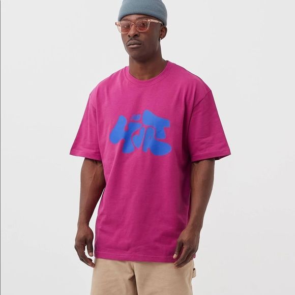 NEW BALANCE x SALEHE BEMBURY Logo Mania T-shirt Size L NWT - Picture 2 of 9